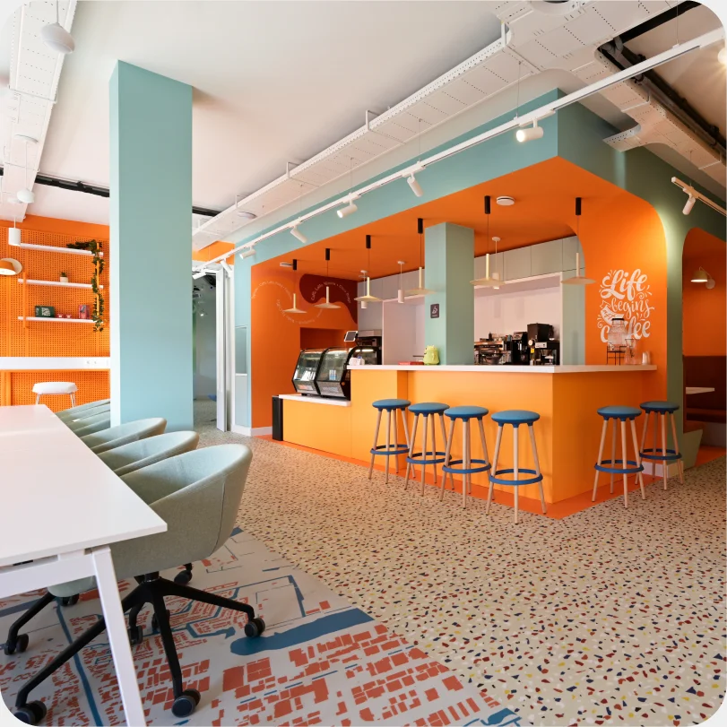 The Unusual Café interior