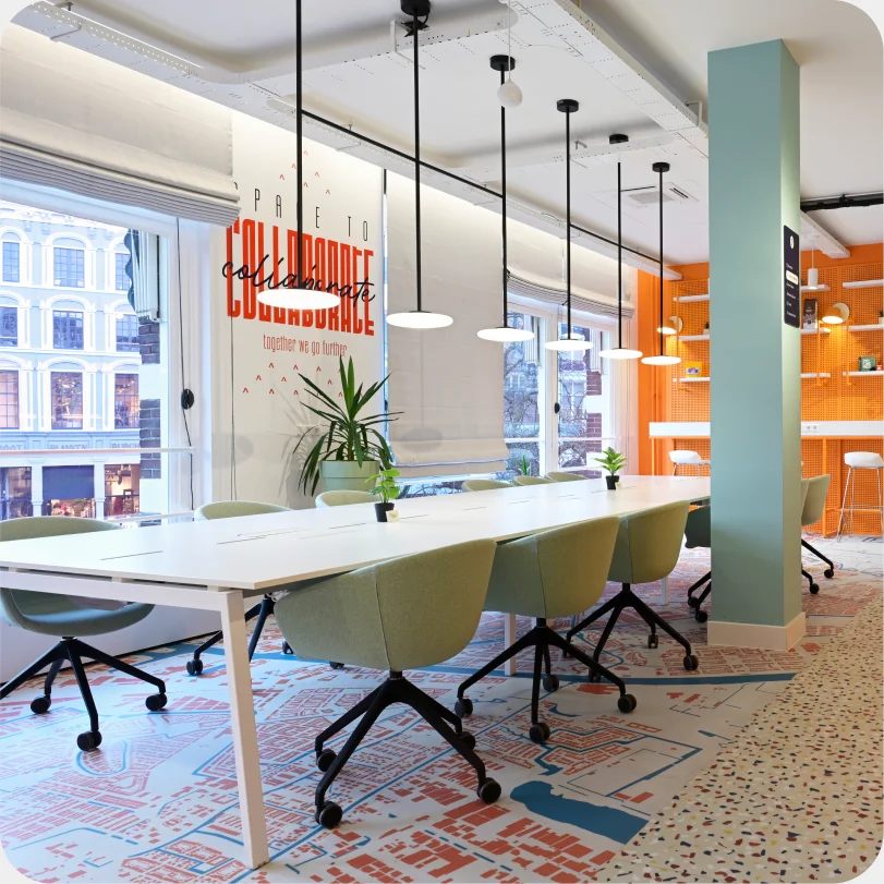 Coworking space interior