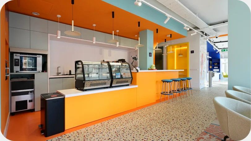 The Unusual Café interior