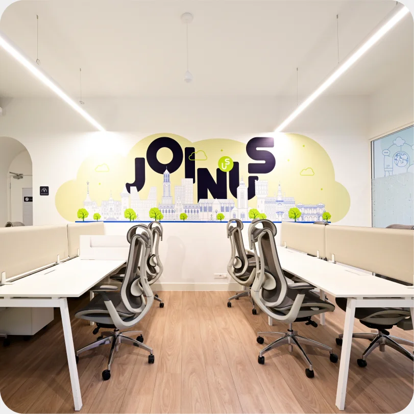 Shared workspace interior