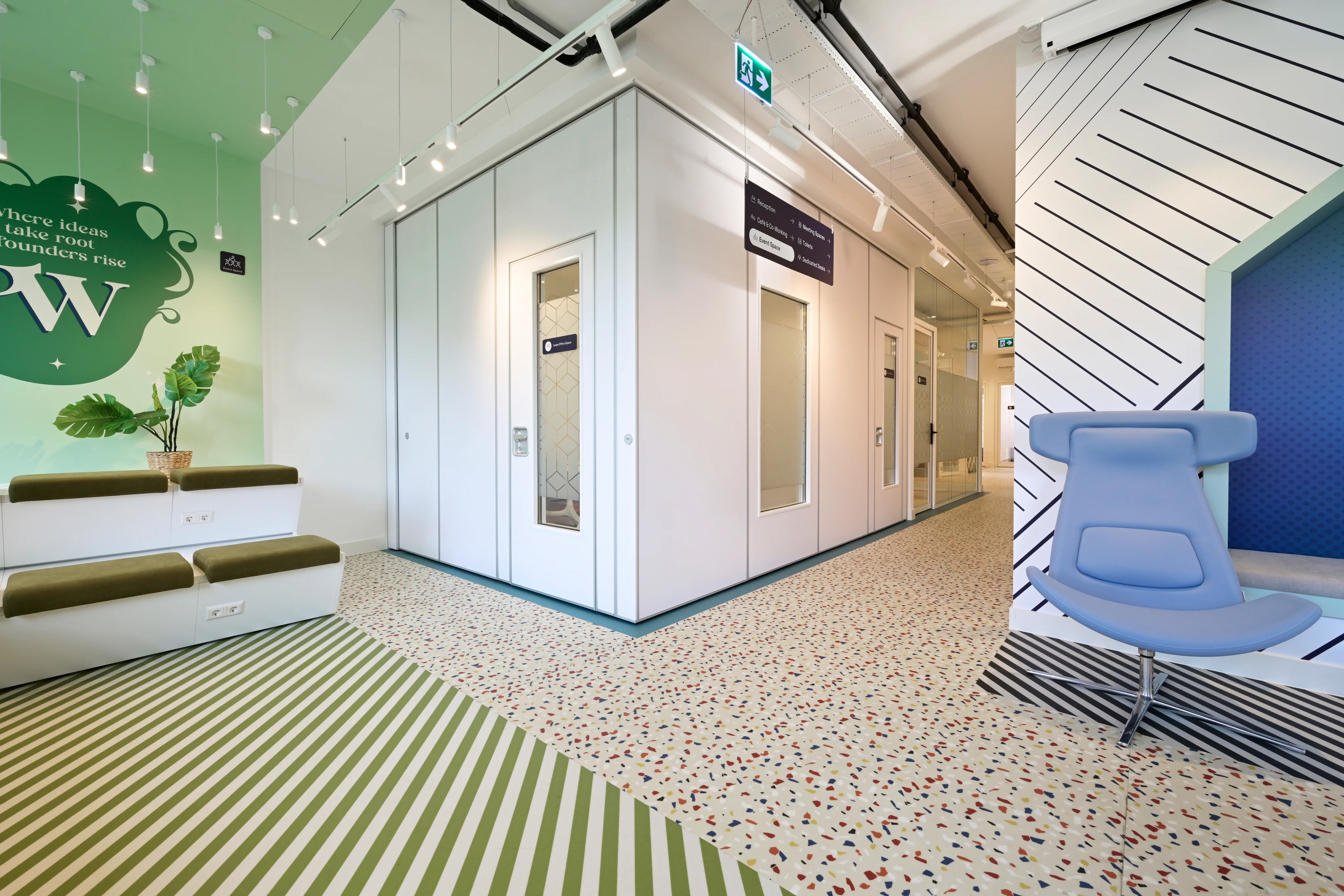 Small office interior