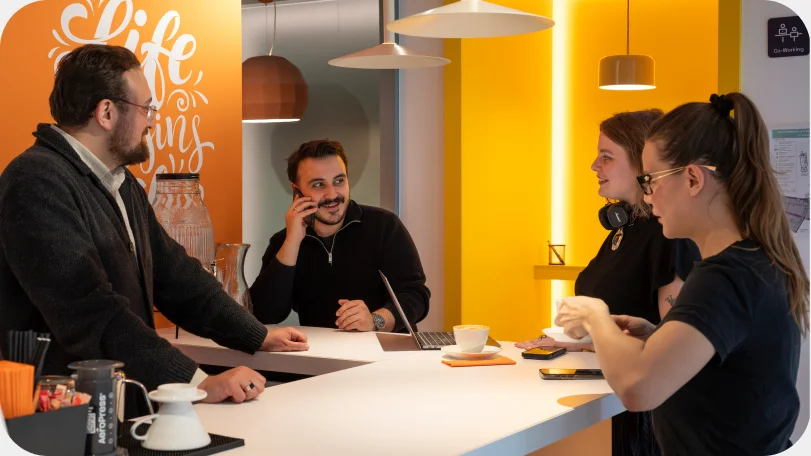 Shared workspace interior